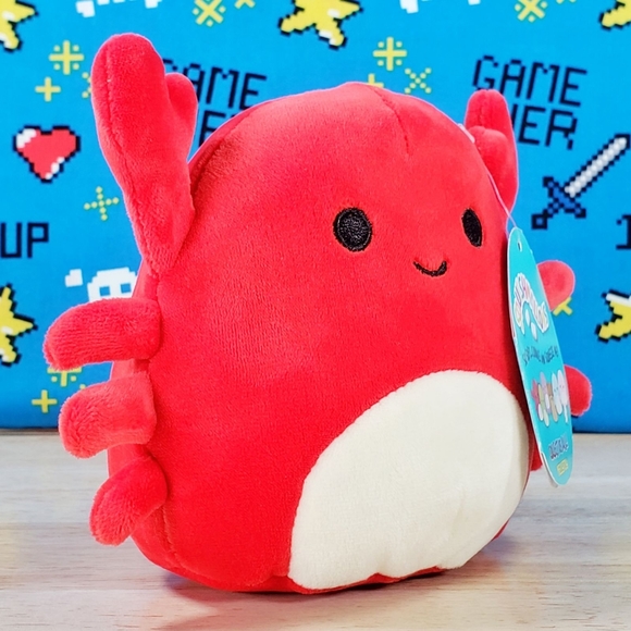Squishmallow Carlos the Red Crab 5" 2020 UltraSoft Stuffed Sealife Plush - Picture 2 of 12